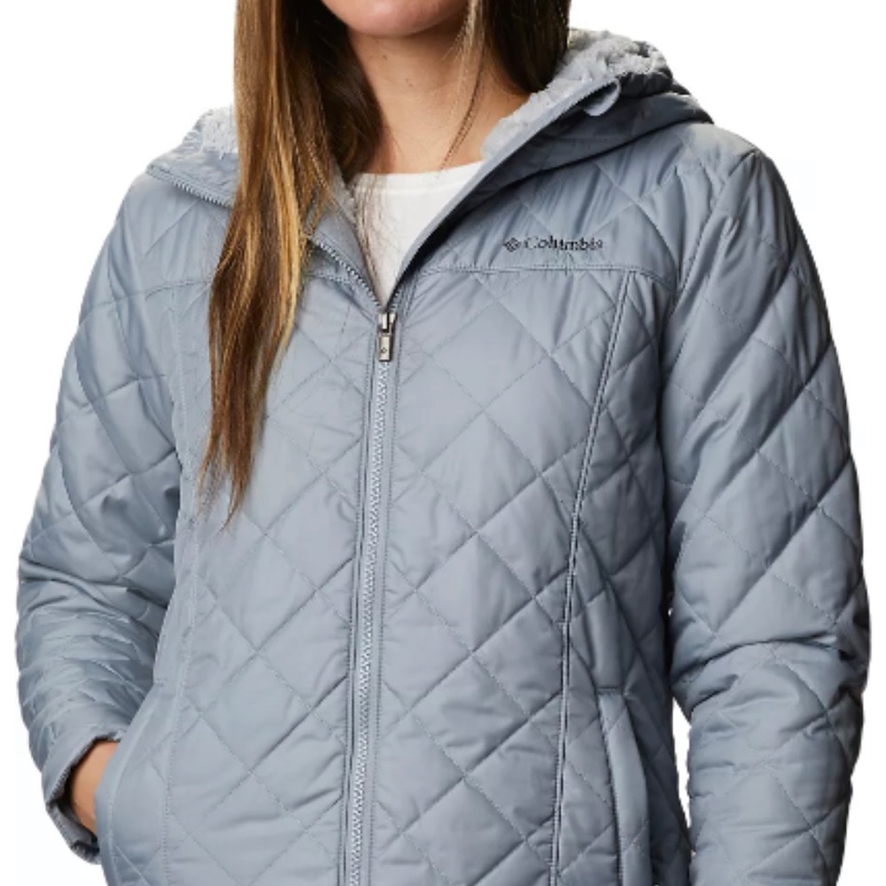 Columbia Cooper Crest Hooded Jacket in Tradewinds Grey Medium
